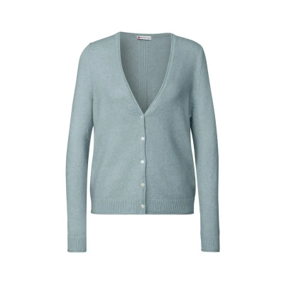 Abbildung von Street One Kurzer Strickjacke, Damen, Größe: 38, Blau