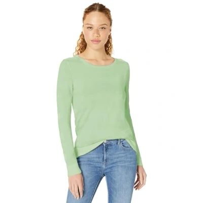 Abbildung von Amazon Essentials Damen Leichter, Langärmeliger Pullover Mit Rundhalsausschnitt (Erhältlich in Übergröße), Kräftiges Minzgrün, M