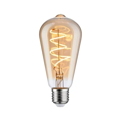 Abbildung von Paulmann 28953 LED Lampe Filament Kolben 5W Leuchtmittel dimmbar Gold 1800K Goldlicht E27