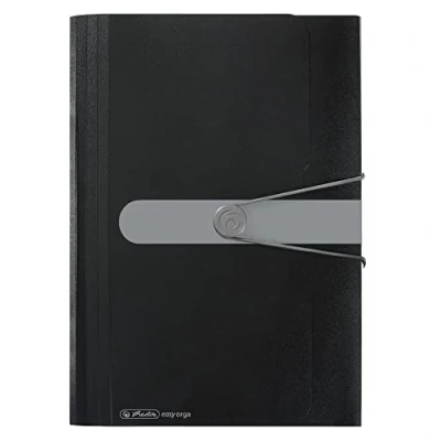 Abbildung von Herlitz 11208394 Fächermappe A4 PP 12 Fächer schwarz