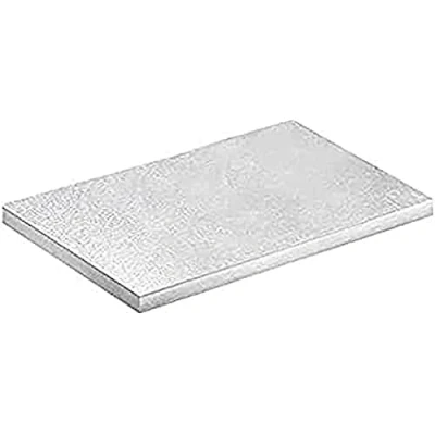 Abbildung von Dekora Tortenplatte Rechteckig Torten oder Kuchenplatte Silber 30 x 25 cm