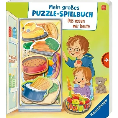 Abbildung von Mein großes Puzzle Spielbuch: Das essen wir heute