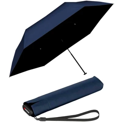 Abbildung von Knirps Taschenschirm US.050 Ultra Light Slim Manual mit UV und Hitzeschutz navy
