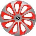 Abbildung von Sparco Corsa Sicilia 13 Silber / rot Radzierblende