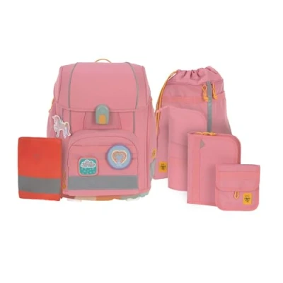 Abbildung von LÄSSIG 7 teiliges Schulranzen Set Kinder/School Boxy Unique Pink
