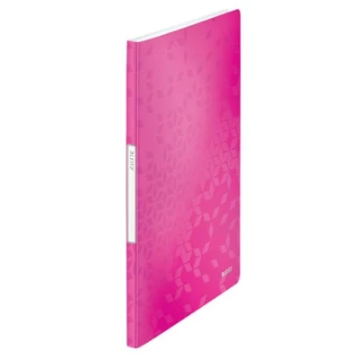 Abbildung von Leitz 46310023 Sichtbuch wow, A4, PP, 20 Hüllen, pink metallic