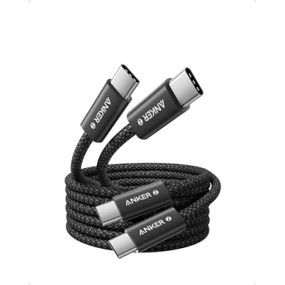 Abbildung von Anker USB C auf Kabel, [2 Stück 1,8m] 240W geflochtenes und schmutzabweisendes Ladekabel für iPhone 16 15 Serie Galaxy S24 S23 MacBook Pro Air iPad