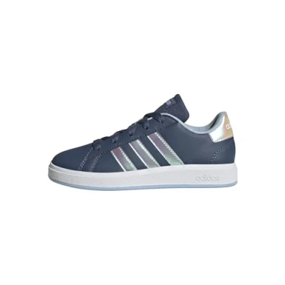 Abbildung von adidas Grand Court Lifestyle Lace Tennis Shoes Schuhe, Preloved Ink/Cloud White/Clear Sky, 29 EU