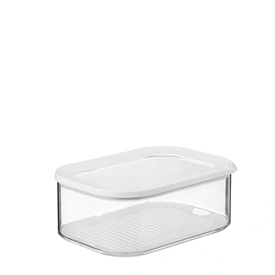 Abbildung von Mepal Käsedose mit Deckel Kühlschrank Aufbewahrungsbox Käsestücke und scheiben Luftdichter Käsebehälter Aufbewahrung &amp; Organizer 2000 ml White