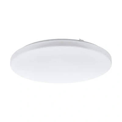 Abbildung von EGLO LED Deckenlampe Frania, 1 flammige Deckenleuchte, Material: Stahl, Kunststoff, Farbe: Weiß, Ø: 43 cm