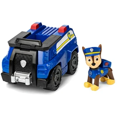 Abbildung von PAW PATROL, Polizei Fahrzeug mit Chase Figur (Basic Vehicle/Basis Fahrzeug), Spielzeugauto, ab 3 Jahren