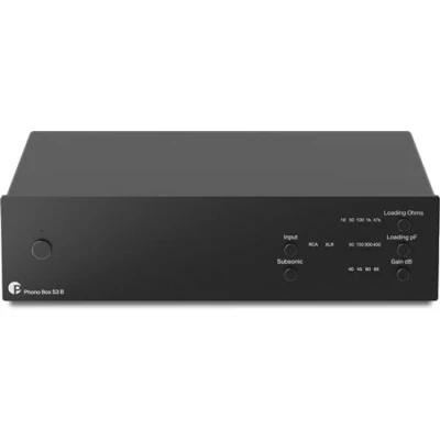 Abbildung von Phono Box S3 B, Symmetrischer audiophiler Vorverstärker, Schwarz