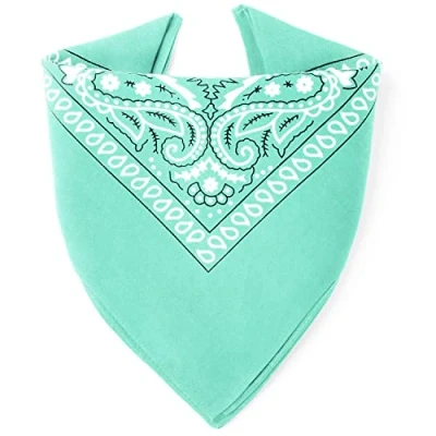 Abbildung von Karl Loven Bandana 100% Baumwolle Premium Qualität für Damen Herren Halstuch Kopftuch original Paisley Muster Headwear Haar Schal Ansatz Handgelenk Kopf Biker