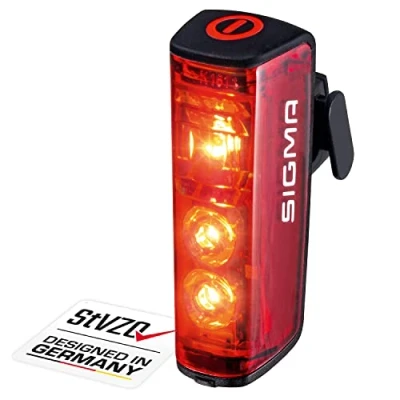 Abbildung von SIGMA SPORT Blaze LED Fahrradlicht StVZO zugelassenes, akkubetriebenes Rücklicht mit Bremslicht, rear, Schwarz