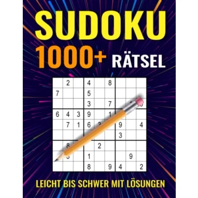 Abbildung von 1000+ Sudoku Rätsel für Erwachsene: Buch Erwachsene Leicht bis Schwer mit Lösungen