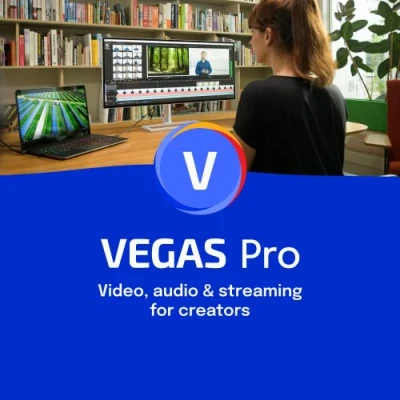 Abbildung von VEGAS Pro 20 Video, Audio und Streaming für Kreative Videobearbeitungsprogramm Videoschnittprogramm Video Bearbeitung Software Windows 10/11 PC 1 Lizenz