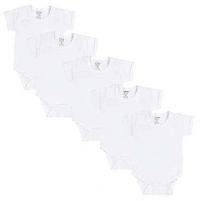 Abbildung von TupTam Jungen Baby Body Kurzarm in Unifarben 5er Pack, Farbe: Farbenmix 4, Größe: 104
