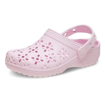 Abbildung von Crocs Classic Unisex Badesandale für Kinder, Größe: 25/26, Pink milk Kunststoff