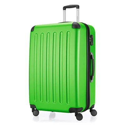 Abbildung von HAUPTSTADTKOFFER SPREE Großer Hartschalen Koffer Trolley Rollkoffer Reisekoffer, 4 Doppel Rollen, 75 cm, 119 L, Apfelgrün