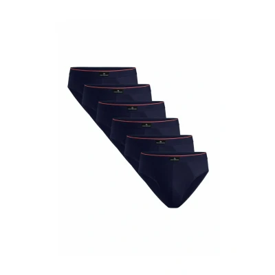 Abbildung von Danish Endurance 6 PACK Slip, Herren, Größe: XL, Navy red