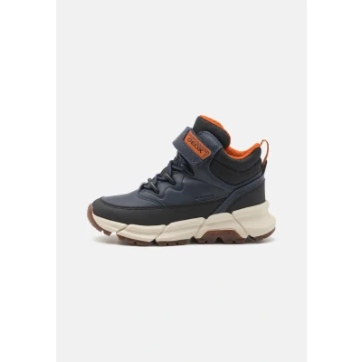 Abbildung von Geox Flexyper PLUS BOY Schnürstiefelette für Kinder, Größe: 41, Navy/black Schuhe