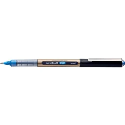Abbildung von uni ball Eye Broad UB 150 10 Tintenroller, 1 mm Spitze, blaue Tinte, 12 Stück