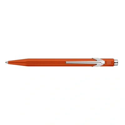 Abbildung von Caran d&#039;Ache Kugelschreiber 849 Colormat x in der Farbe Orange mit Etui, 0849.776, 1 Stück (1er Pack)