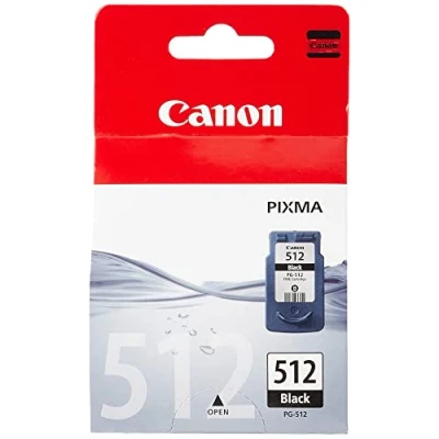 Abbildung von Canon Originaltinte PG 512, Größe Standard, Schwarz, Recyclebare Verpackung