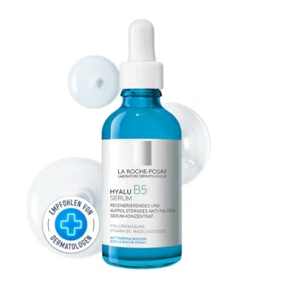 Abbildung von La Roche Posay Anti Falten Serum, Für normale bis empfindliche Haut, Regenerierend und Aufpolsternd, Mit Vitamin B5, Madecassosiden Hyaluron, HYALU B5 Serum Konzentrat, 30 ml