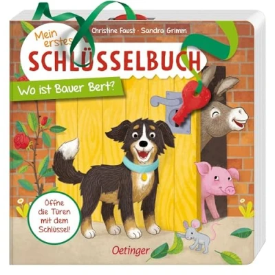 Abbildung von Mein erstes Schlüsselbuch. Wo ist Bauer Bert?: Spielbuch mit Schlüssel und Türklappen zum Öffnen für Kinder ab 2 Jahren
