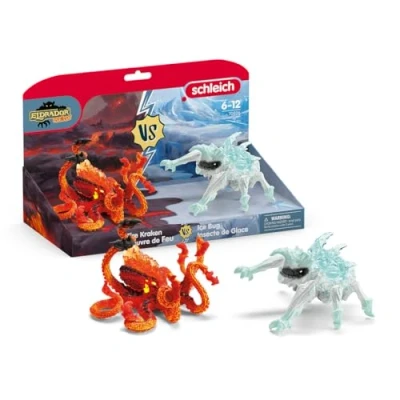 Abbildung von schleich 70826 Eiskäfer vs. Feuerkrake, ab 7 Jahren, ELDRADOR CREATURES Spielfigur, 31 x 16 18 cm