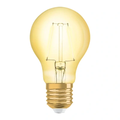 Abbildung von OSRAM LED Lampe E27 2,5W 1906 ClassicA 2.400K gold