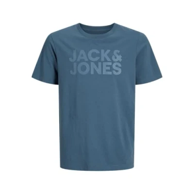 Abbildung von Jack &amp; Jones Junior Jjecorp LOGO TEE Oneck Tshirt print für Kinder, Größe: 152, Oceanview