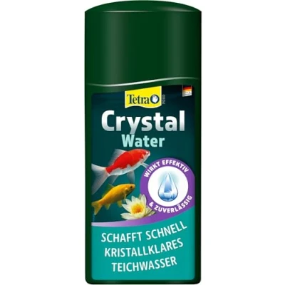 Abbildung von Tetra Pond CrystalWater Wasserklärer gegen Trübungen für kristallklares Wasser im Gartenteich, 500 ml
