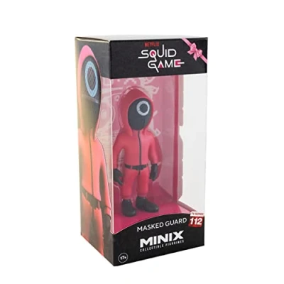 Abbildung von MINIX Collectible Figurines, Figur: The Squid Game Masked Guard, 12 cm Sammelfigur, Ab 17+ Jahren, Deutsch