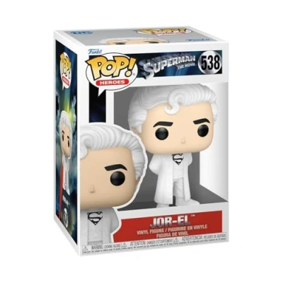 Abbildung von Funko Pop Movies Superman The Movie (1978) Jor EL, Schwarz und Weiss