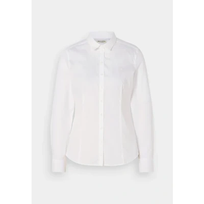 Abbildung von Marc O&#039;Polo Classic Style SLIM Hemdbluse, Damen, Größe: 44, White