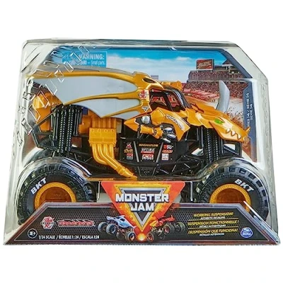 Abbildung von Monster Jam, offizieller Bakugan Dragonoid Truck, detailreiches Druckguss Fahrzeug zum Sammeln im Maßstab 1:24, Spielzeug für Kinder ab 4 Jahren