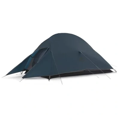 Abbildung von Naturehike Cloud up 2 Upgrade Ultraleichte Zelte Doppelten Personen Zelt 3 4 Saison für Camping Wandern (20D Navy Blau Upgrade)