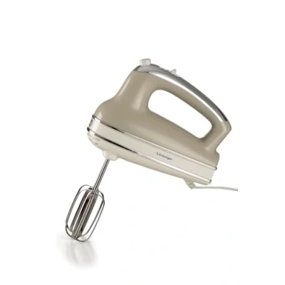 Abbildung von Ariete 1548 Handmixer Vintage, 450 W, 5 Geschwindigkeiten, Turbo Funktion, 2 Schneebesen, Beige