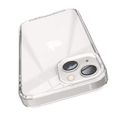 Abbildung von elago Hybrid Clear Case kompatibel mit iPhone 13 Mini (5,4 Zoll) PC + TPU Technologie, vergilbungsfrei, stoßfest, Ganzkörperschutz (transparent)