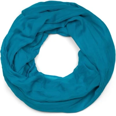Abbildung von styleBREAKER leichter unifarbener Loop Schlauchschal, Sommerschal seidig, Halstuch Unisex einfarbig 01016076, Farbe:Dunkelgrau