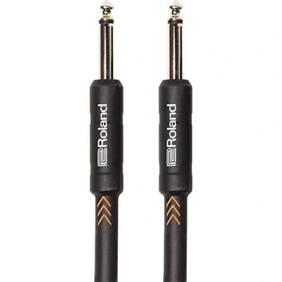 Abbildung von Roland Black Serie 3 m Instrumentenkabel, gerade/gerade, 6,3 mm Klinke RIC B10