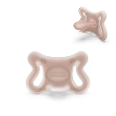 Abbildung von Suavinex, Neugeborenen Schnuller Zero mit physiologischem SX Pro Sauger für Babys von 2 bis Monaten, Frühgeborene, Hypoallergen, Geeignet empfindliche Haut, Skin Friendly, Medium