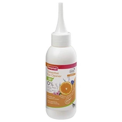 Abbildung von BEAPHAR Bio Tränenfrei Lotion Für Hunde Und Katzen Gegen Irritationen im Augenbereich Mit 99% Natürlichen Inhaltsstoffen ECOCERT 0% Parabene, Sillikone, Farbstoffe PH Neutral 100 ml