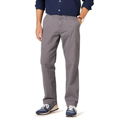 Abbildung von Amazon Essentials Herren Legere Stretch Chinohose mit klassischer Passform, Dunkelgrau, 35W / 32L