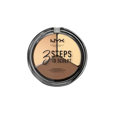 Abbildung von Nyx Professional Makeup 3 Steps TO Sculpt Contouring, Damen, Größe: 15 g, 2 light