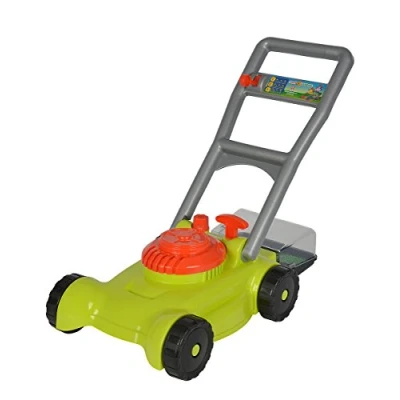 Abbildung von Simba 107137716 Rasenmäher, 28x52cm, Griffhöhe 43cm, Auffangkorb, Sandkasten, Sandspielzeug, Grün/Orange