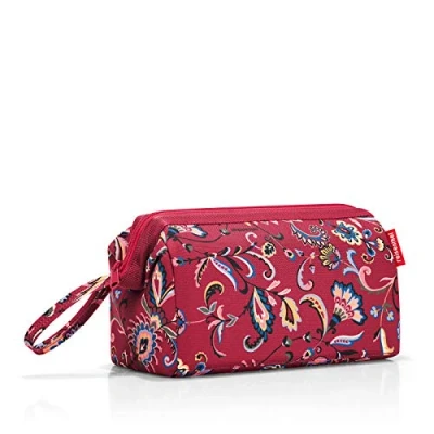 Abbildung von reisenthel travelcosmetic Paisley Ruby Starke robuste und praktische Reisekosmetiktasche, Handschlaufe, wasserabweisendes Material