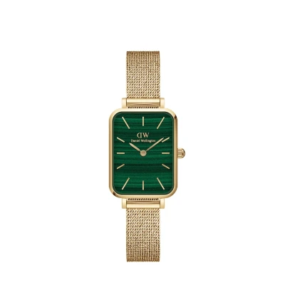 Abbildung von Daniel Wellington Quadro Pressed Uhr goldcoloured, Größe: 20, Gold coloured